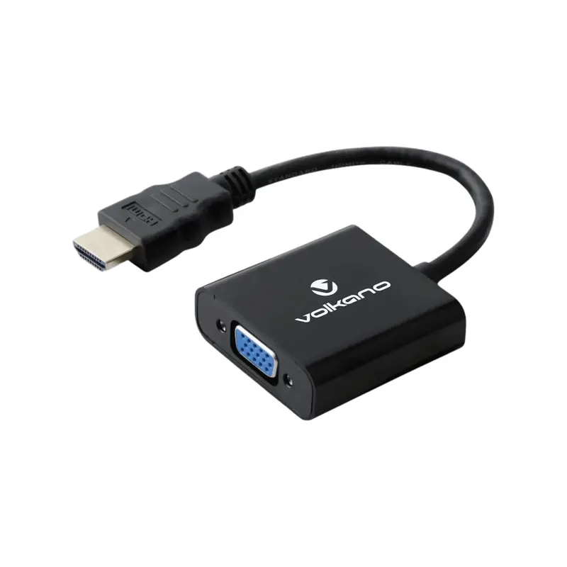 Volkano Annex Series Hdmi Male To Vga Female Converter, 10Cm Cable, With Sound 1