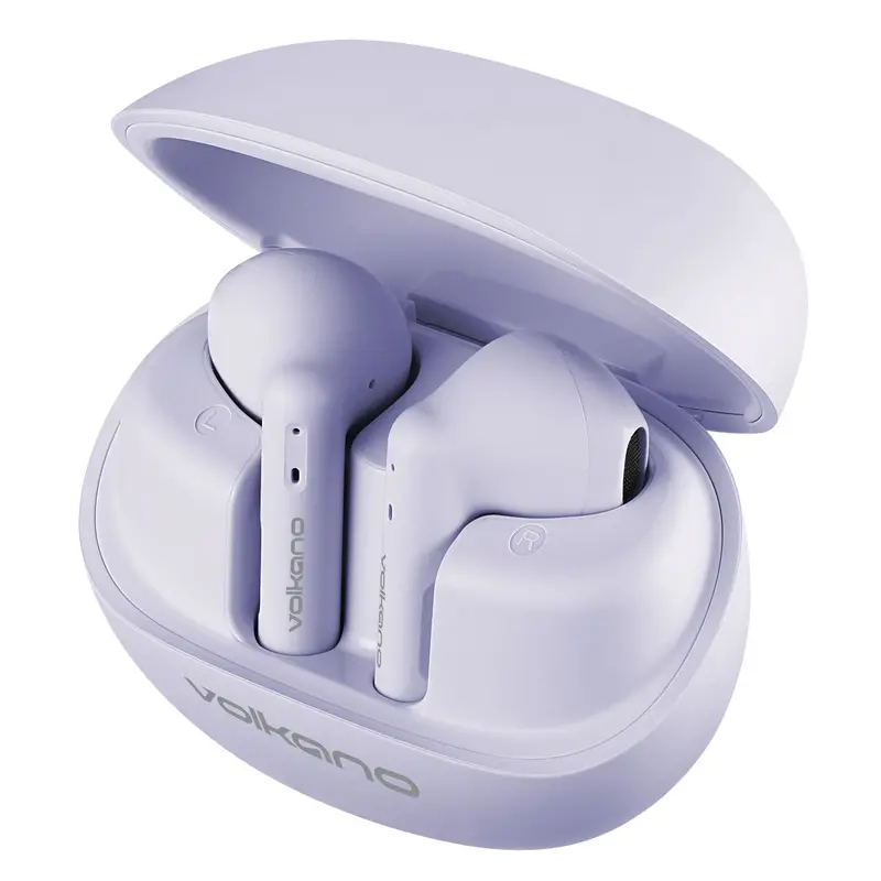 Volkano Buds X3 Tws Earphones With Enc  - Purple 1