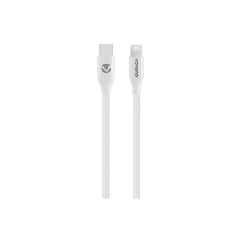 Volkano Flexi Series Type-C To Mfi Lightning 1.5M 27W - White 1