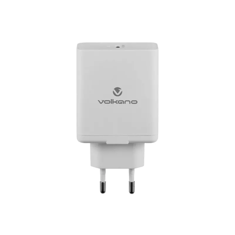 Volkano Potent Plus Series 45W Gan Compact Dual Usb And Usb-C Pd Wall Charger 1