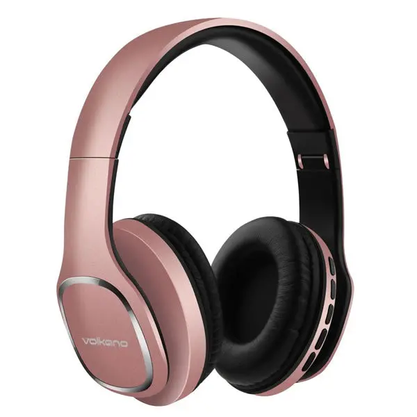 Volkano Vk-2002-Bk Phonic Series Bluetooth Headphones Rose Gold 1