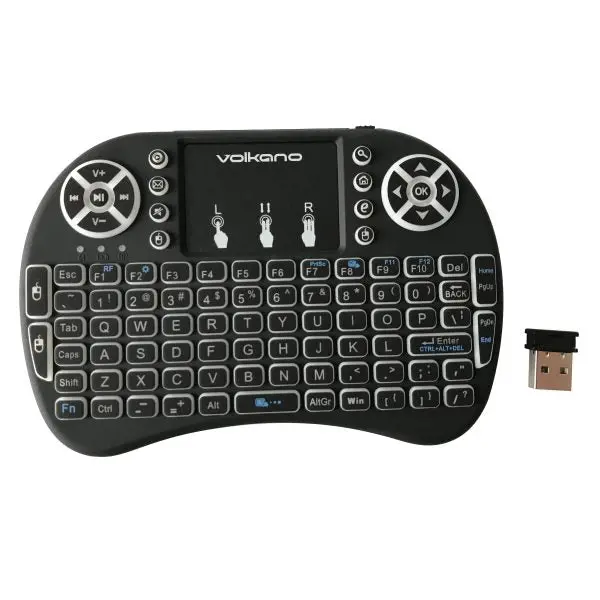 Volkano Vk 20038-Bk Control Series Smart Tv Remote With Trackpad 1