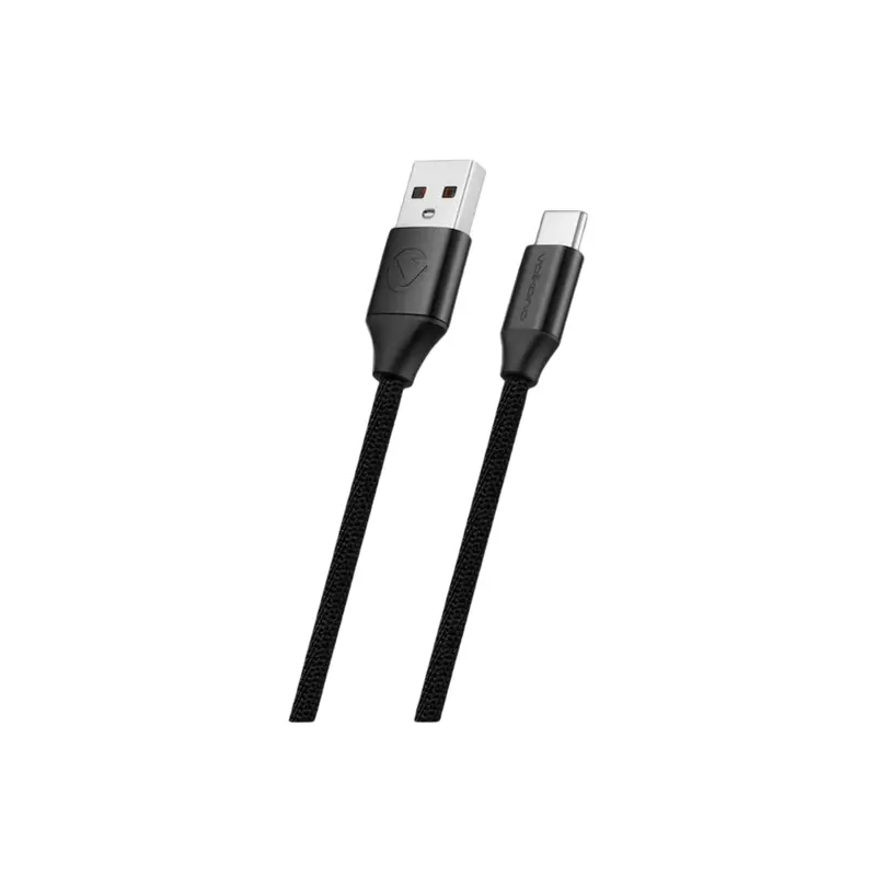 Volkano Weave Series Braided Type-C Cable 1.2M 60W - Black 2