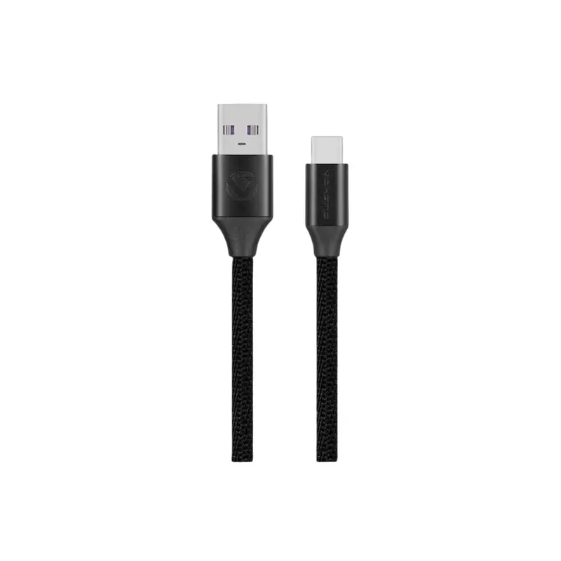 Volkano Weave Series Braided Type-C Cable 3M 30W - Black 1