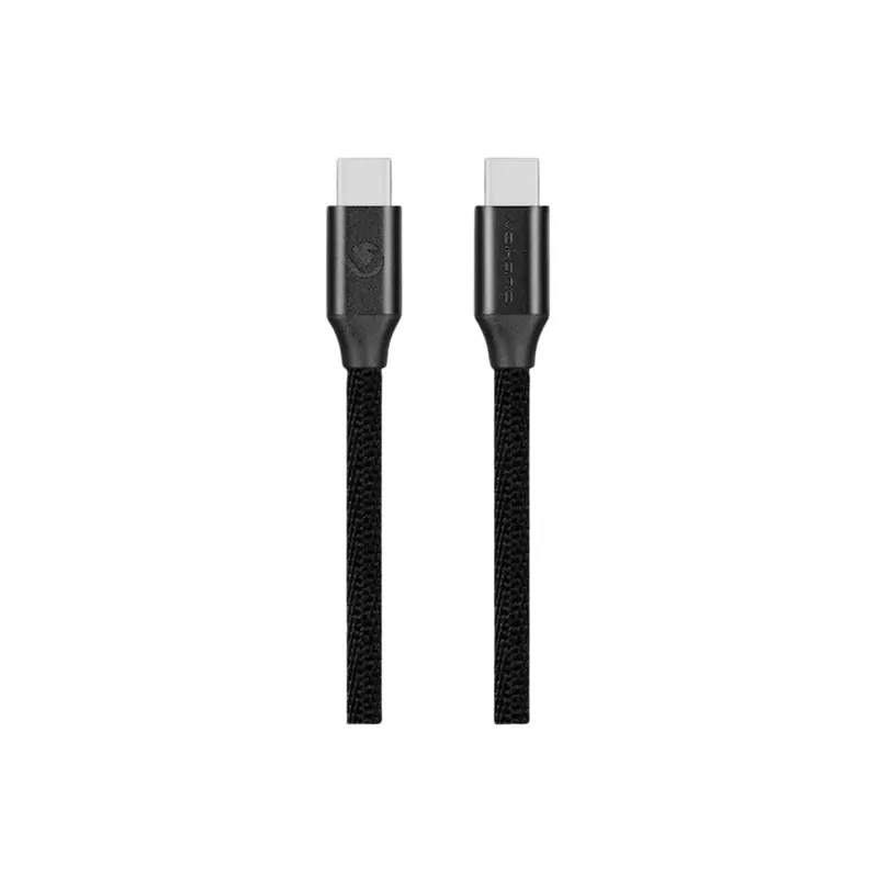 Volkano Weave Series Type-C To Type-C Cable 3M 60W - Black 1