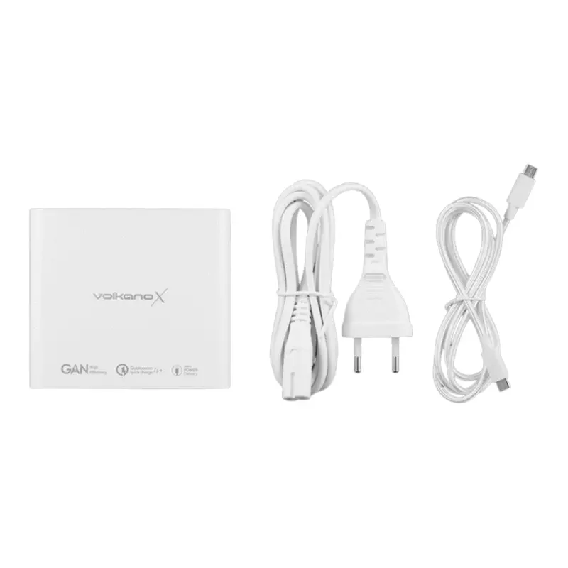 Volkanox Boost Series 120 Watt Multiport Gan Laptop Charger 2