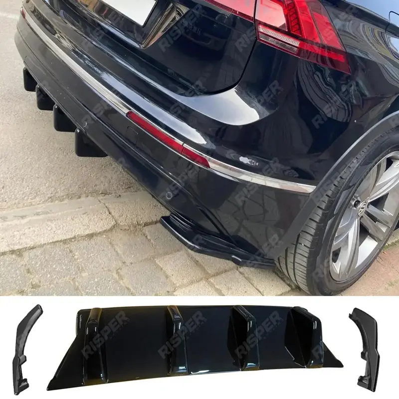 Volkswagen Tiguan Mk2 2015-2020 Standard / R Line Rear Diffuser 1