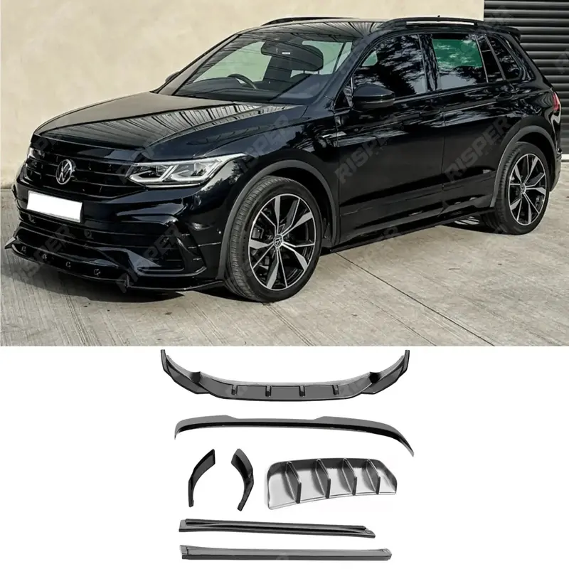 Volkswagen Tiguan Mk2 R / R-Line 2020-2024 Aero Body Kit - Gloss Black 1