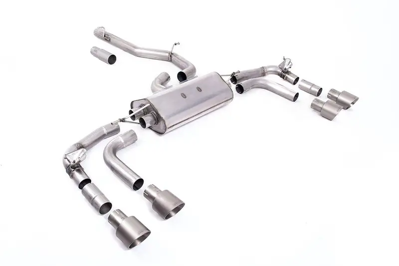 Volkswagen Tiguan R Particulate Filter-Back Exhaust System By Milltek (2021+) 4