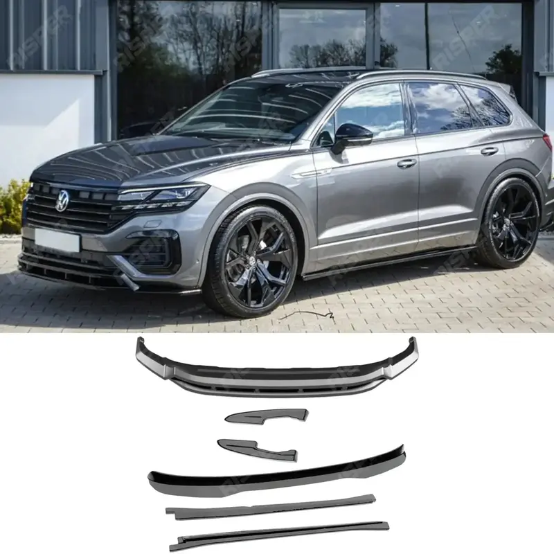 Volkswagen Touareg Mk3 R Line 2018-2023 Aero Body Kit In Gloss Black 1