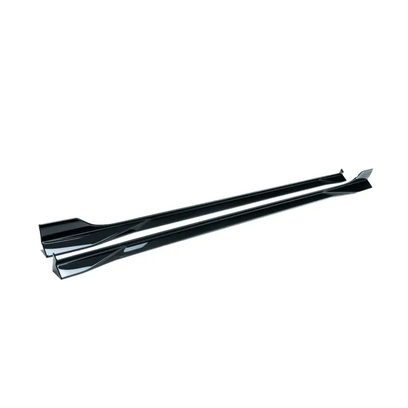 Vw Golf, Golf Gti & Golf R Mk7 / Mk7.5 Evo-1 Gloss Black Side Skirts By Zaero (2014-2020) 1