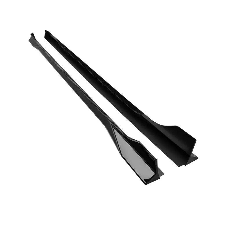 Vw Golf / Golf Gti / Golf R Mk8 & Mk8.5 Evo-1 Gloss Black Side Skirts By Zaero (2020+) 1
