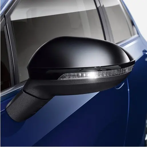 Vw Golf / Golf Gti / Golf R Mk8 & Mk8.5 Gloss Black Wing Mirror Covers By Form (2019+) 2