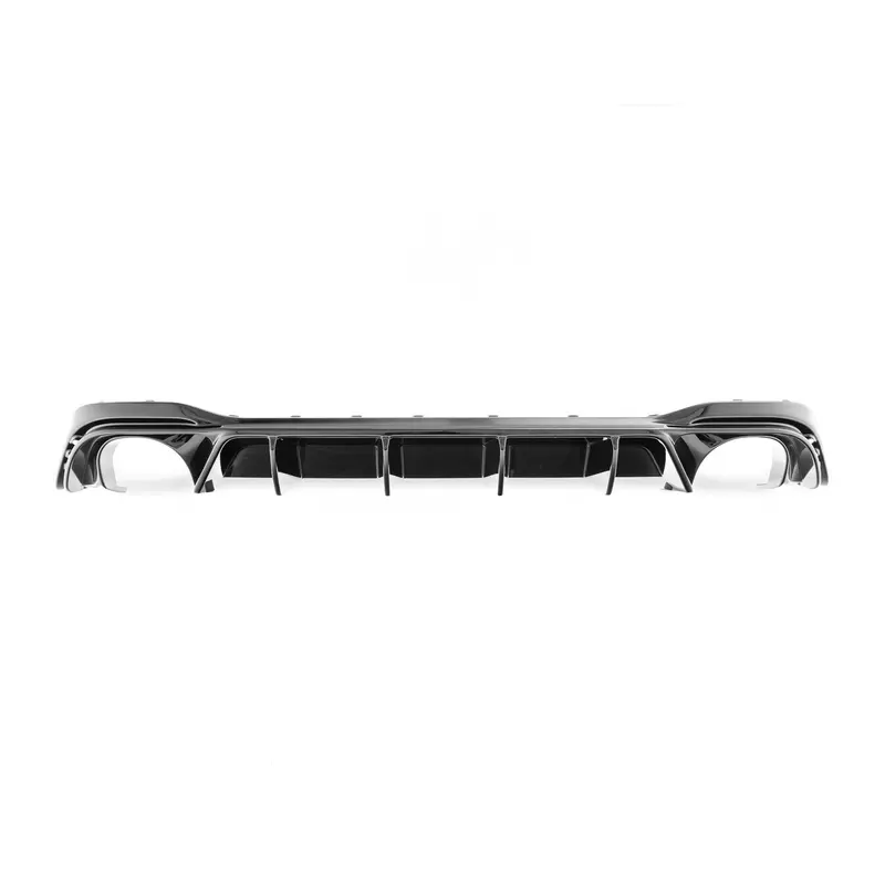 Vw Golf Gti Clubsport Mk8 Evo-1 Gloss Black Rear Diffuser By Zaero (2020+) 1
