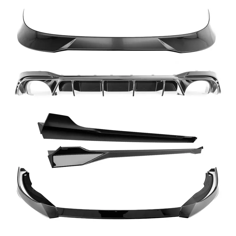 Vw Golf Gti Mk8 Clubsport Gloss Black Body Kit By Zaero (2020-2024) 1