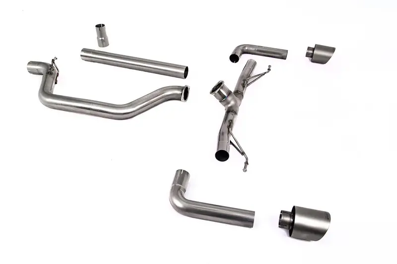 Vw Golf Gti Mk8 & Mk8.5 Particulate Filter-Back Exhaust System By Milltek (2019+) 2
