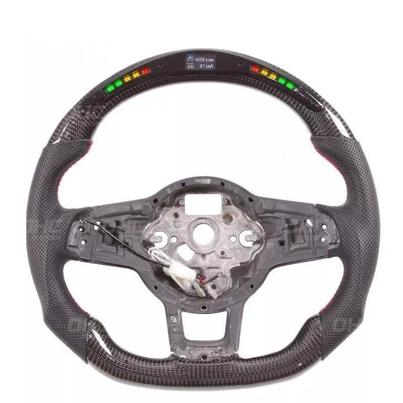 Vw Golf / Gti / R Mk7 & Mk7.5, Scirocco Led Race Display Custom Steering Wheel By Ohc 1