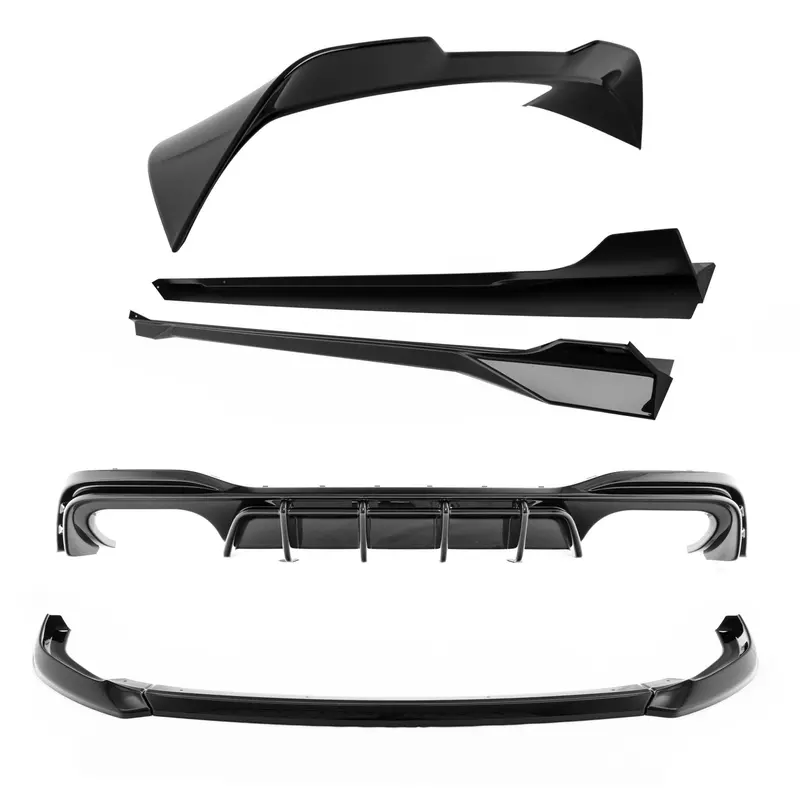 Vw Golf R Mk8 Gloss Black Body Kit By Zaero (2020-2024) 1