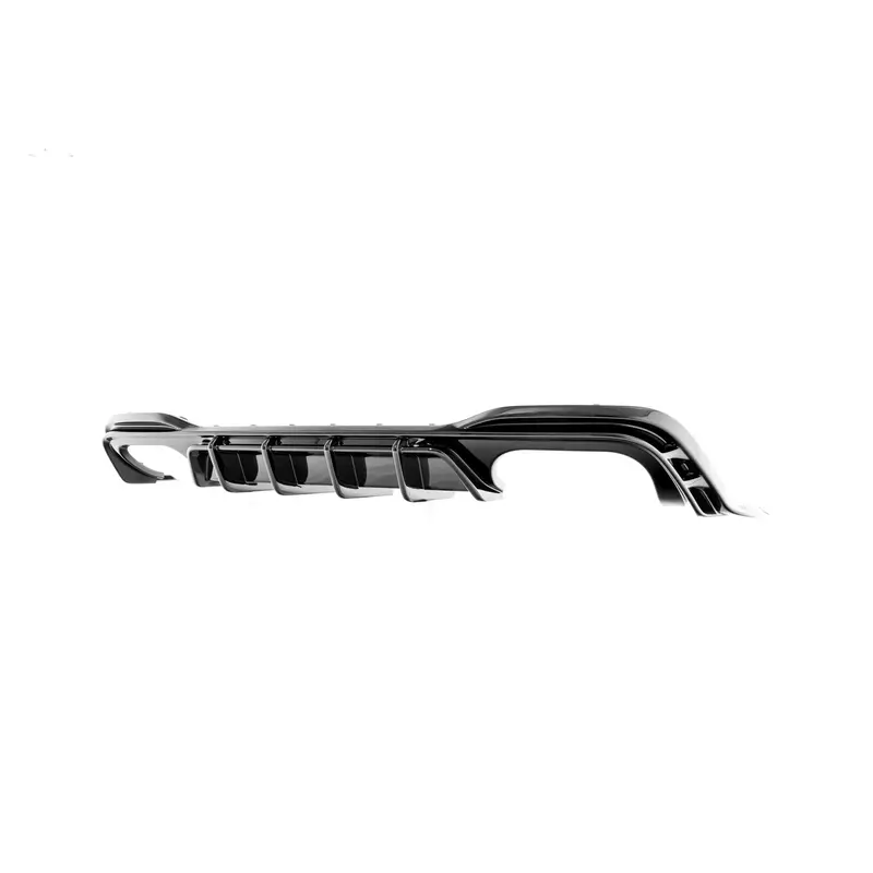 Vw Golf R Mk8 & Mk8.5 Evo-1 Gloss Black Rear Diffuser By Zaero (2020+) 1