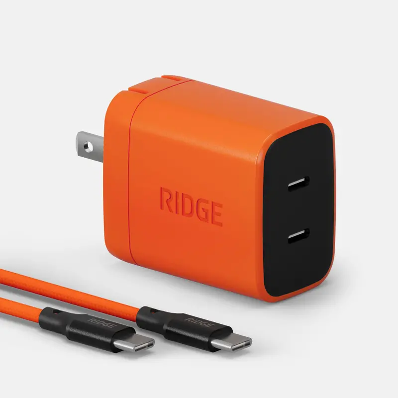 Wall Charger Set - 45W - Basecamp Orange 1