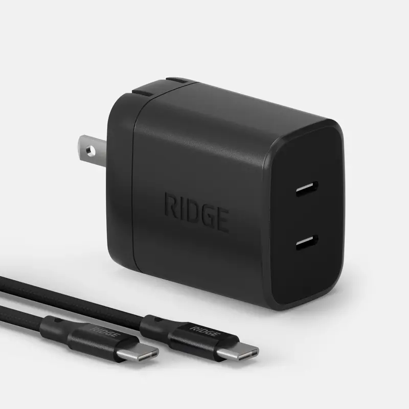 Wall Charger Set - 45W - Matte Black 1