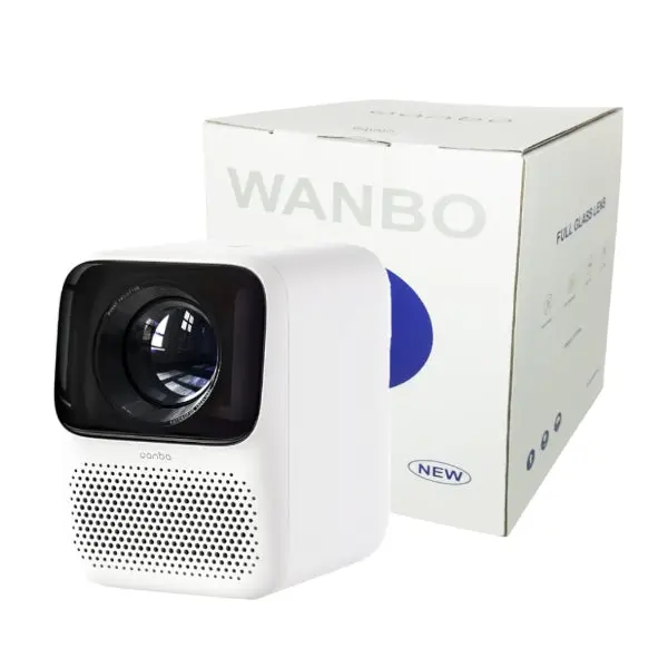 Wanbo T2 Max 1080P 450Ansi Android 9.0 Smart Projector - White 1