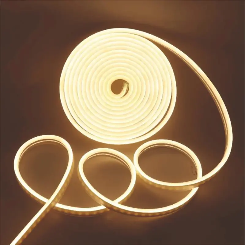 Warm White 12V Dc Neon Led Strip Light 5 Meter | Flexible Neon Rope Light For Decorative & Architectural Lighting 1