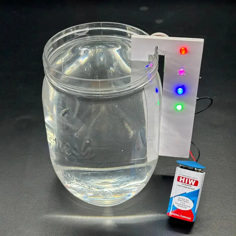 Water Tank Level Indicator System Diy Project Kit | Automatic Water Level Indicator Science Project For Students & Stem Learning 2