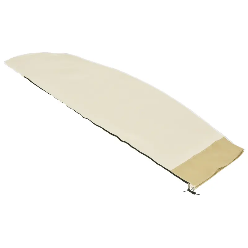 Waterproof Cover With Zipper For 10'-13' Offset Umbrella, Beige 1