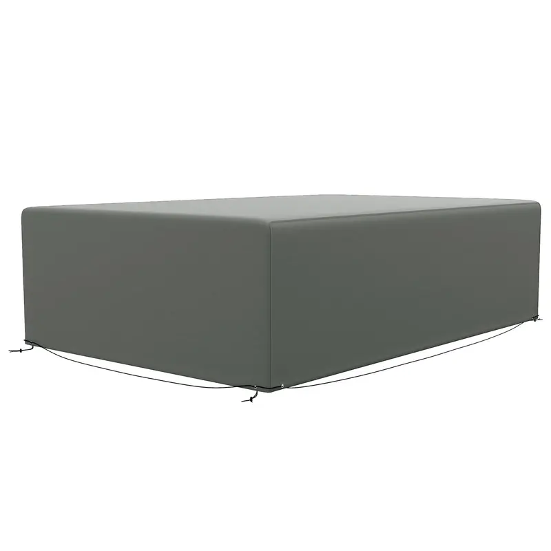 Waterproof Patio Furniture Cover For Outdoor Sectional Sofa Set, 97" X 65" X 26", Dark Grey 1