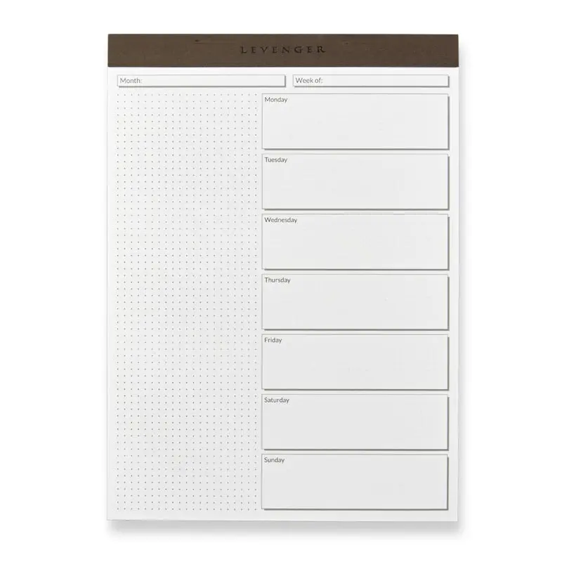 Weekly Scheduler Freeleaf Pad (Set Of 2) 1
