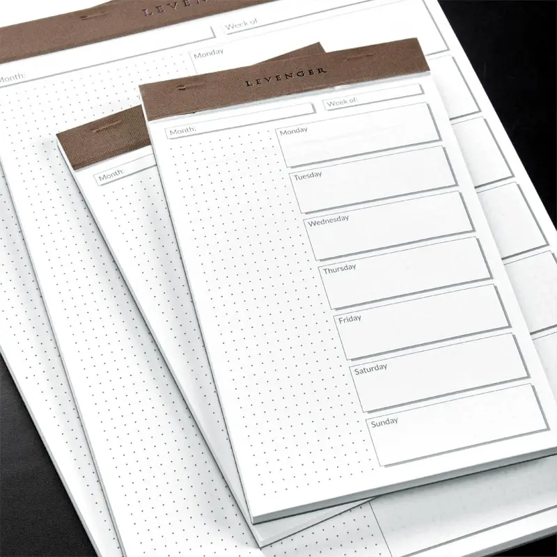 Weekly Scheduler Freeleaf Pad (Set Of 2) 2