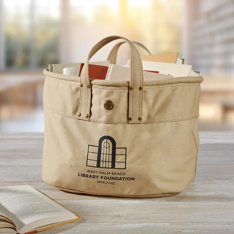 West Palm Beach Library Foundation Half Pint Delivery Tote 1