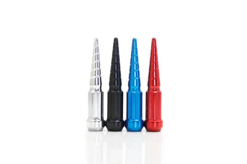 Wheel Mate Spiked Lug Nuts Set Of 32 - Red 14X2.0 1