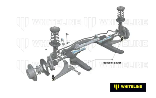 Whiteline Lower Ball Joint Front Camber Adjuster Kit 2015+ Honda Civic X Fc / Fk / Si / Rs 2