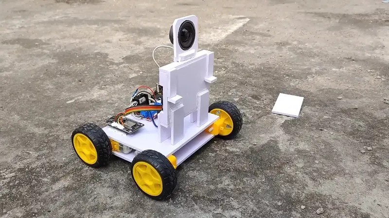 Wifi Talking Robot - Fully Phone Controlled Science Project 1
