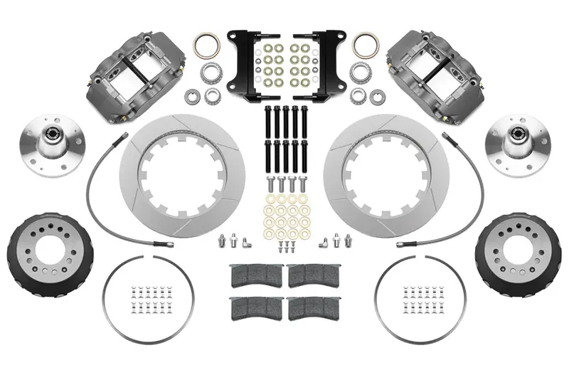 Wilwood 1982-1992 Camaro Forged Superlite 4R Road Race Front Big Brake Kit 13.06" Rotor With Lines 2