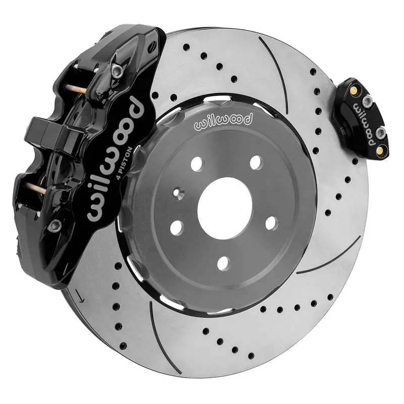 Wilwood Aero4 Big Brake Kits Rear 2020-2023 Chevy Corvette C8 (Srp Drilled & Slotted 15.00" Rotor) 1