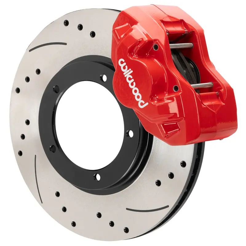 Wilwood D45 Oe Replacement Front Brake Kits 1975-1983 Porsche 911 Base Model 3.50 Mt (Srp Drilled/Slotted 11.10" Rotor) 2