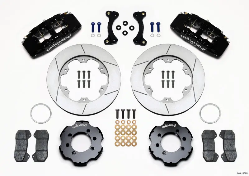 Wilwood Dynapro 6 Front Hat Kit 11.00In Gt Rotor 1995-2005 Miata 1