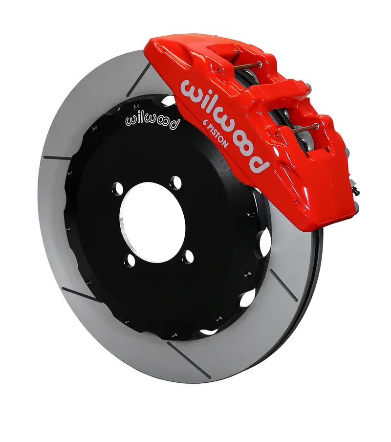 Wilwood Dynapro 6 Front Hat Kit 12.88" Red 2016-2020 Mazda Mx5 Miata W/ Lines 1