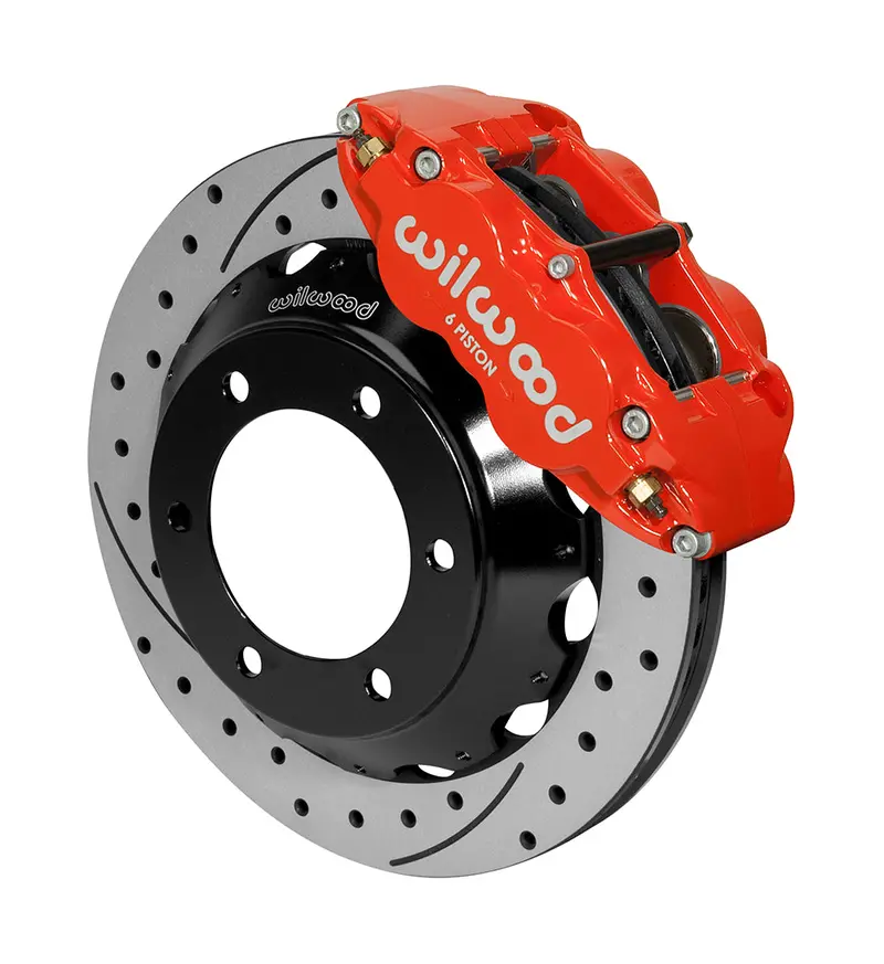 Wilwood Forged Narrow Superlite 6R Big Brake Front Brake Kit Drilled & Slotted 2005-2016 Toyota Tacoma (12.88") 2
