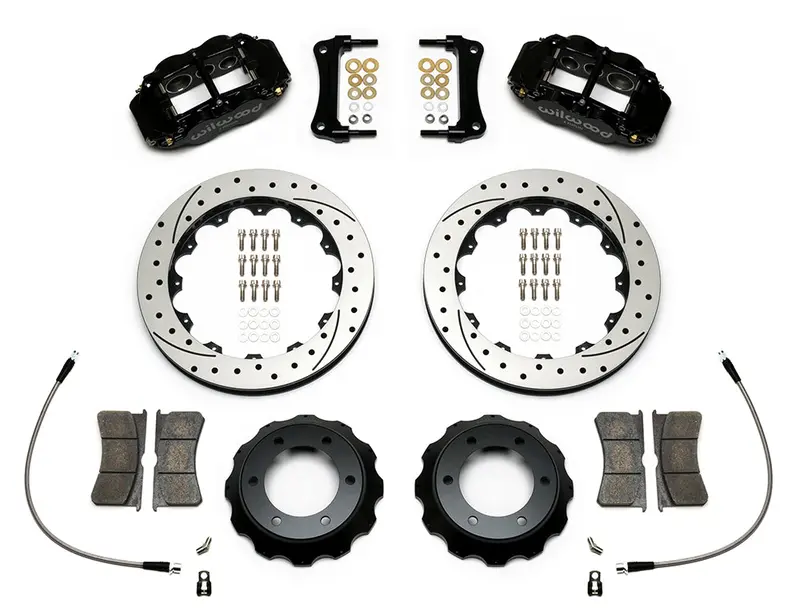 Wilwood Forged Narrow Superlite 6R Big Brake Front Brake Kit Drilled & Slotted 2005-2016 Toyota Tacoma (14") 2