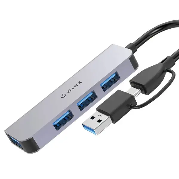 Winx Connect Simple Type-C/Usb 4 Port Hub 1