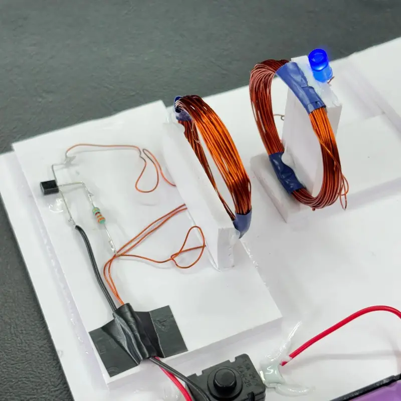 Wireless Power Transfer System Diy Project Kit | Wireless Electricity Transmission Science Experiment Kit For Students & Stem Projects 2