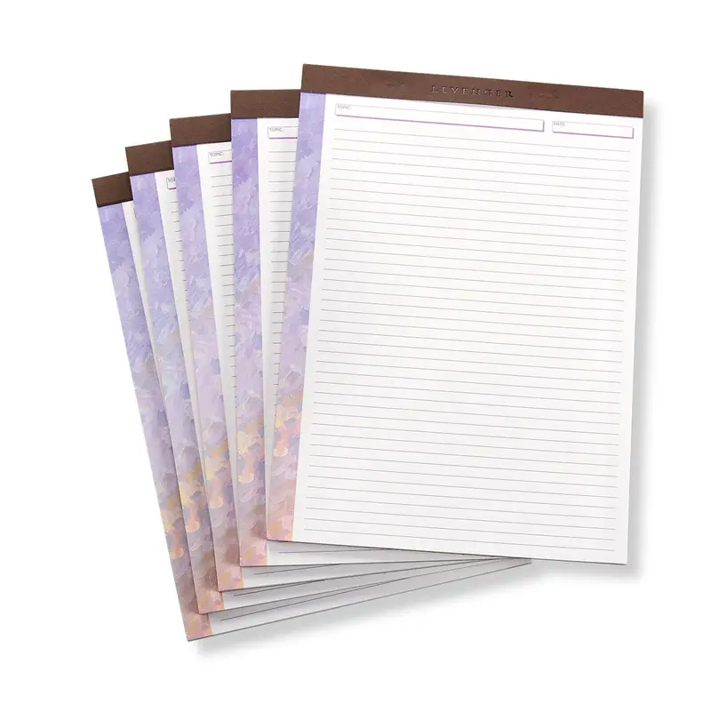 Wisteria Freeleaf Ruled Pads (Set Of 5) 1