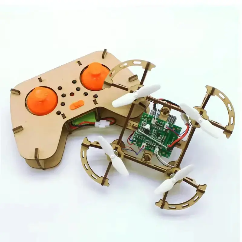 Wooden Diy Drone Kit | Educational Quadcopter Frame Kit For Students, Stem Learning & Diy Projects 1