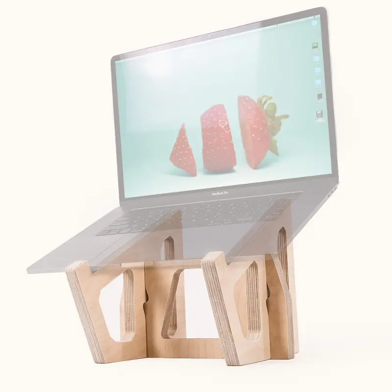 Work From Home Desks - Birch Laptop Lifter 1