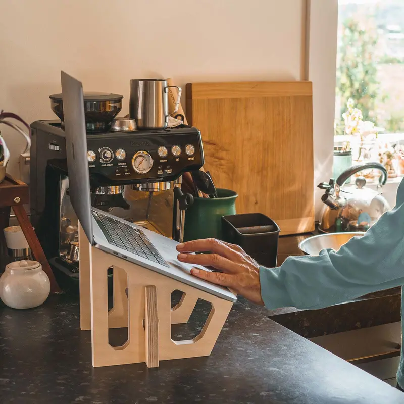Work From Home Desks - Birch Laptop Lifter 2
