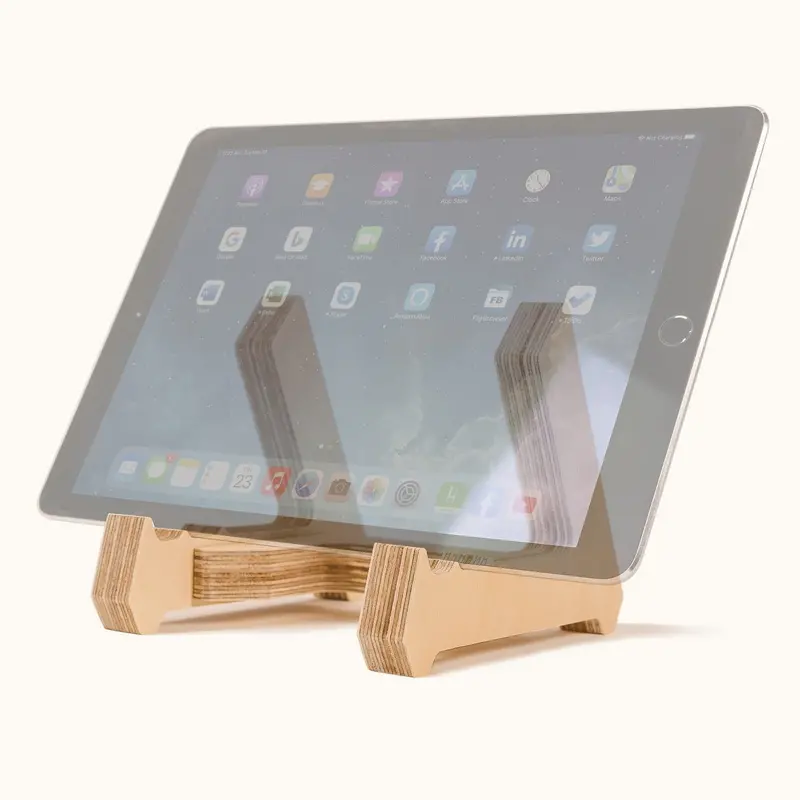Work From Home Desks - Birch Tablet Stand 2